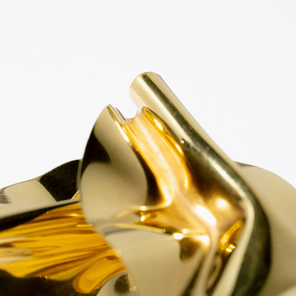 tridacna 18k gold vermeil small - Image 6