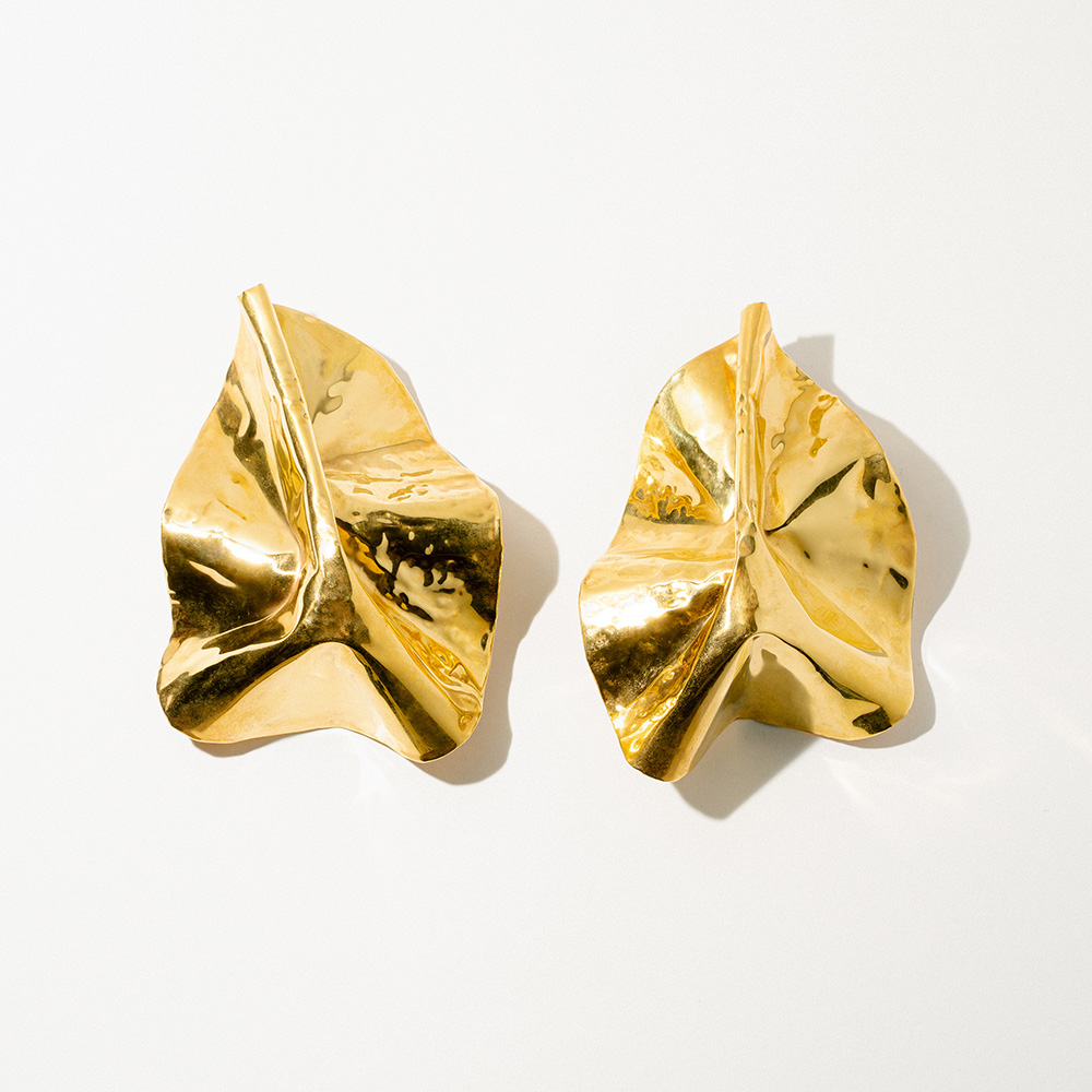 tridacna 18k gold vermeil large - Image 2