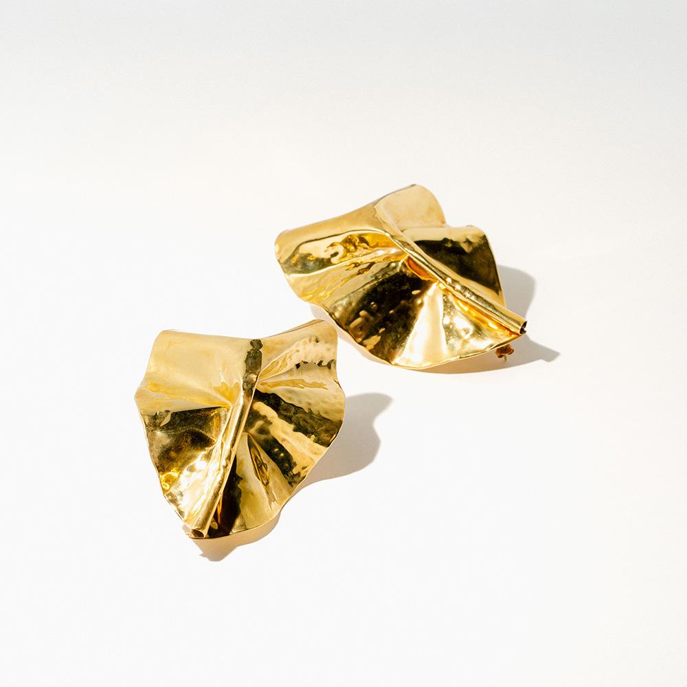 tridacna 18k gold vermeil large - Image 4