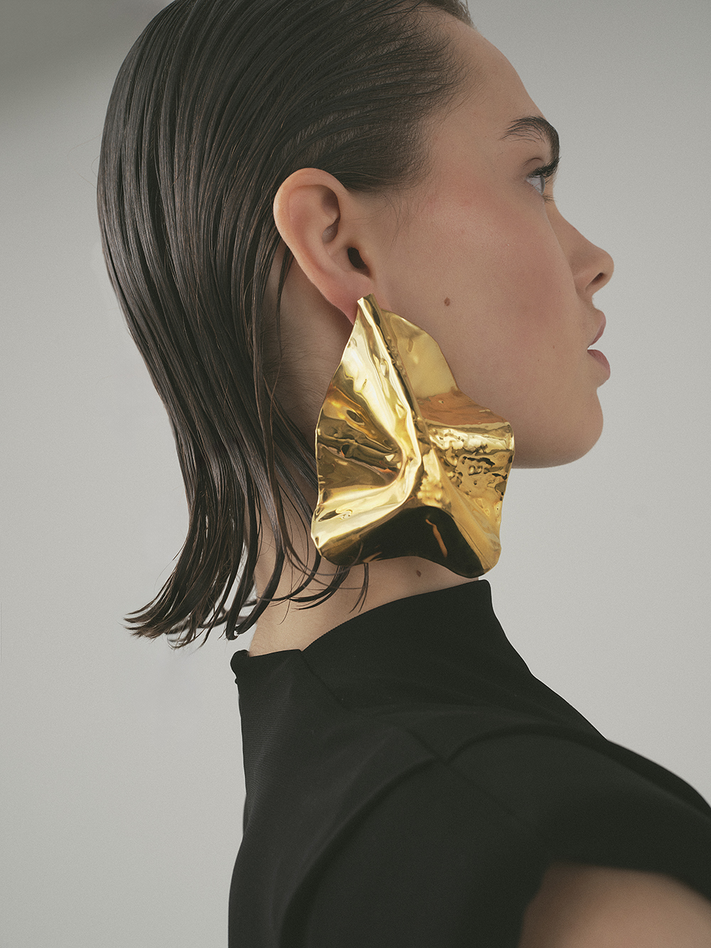 tridacna 18k gold vermeil large - Image 3